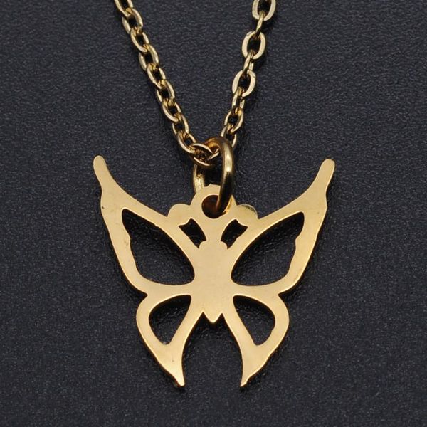 pendant necklaces butterfly stainless steel charm necklace for women dainty wholesale drop fashion jewelry, Silver
pendant necklaces butterfly stainless steel charm necklace for women dainty wholesale drop fashion jewelry, Silver