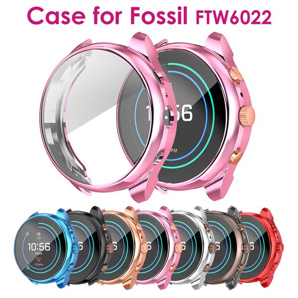 screen protector case for fossil ftw6022 cover tpu plated protective bumper cases for fossil women's sport 41mm watch cover pink
screen protector case for fossil ftw6022 cover tpu plated protective bumper cases for fossil women's sport 41mm watch cover pink