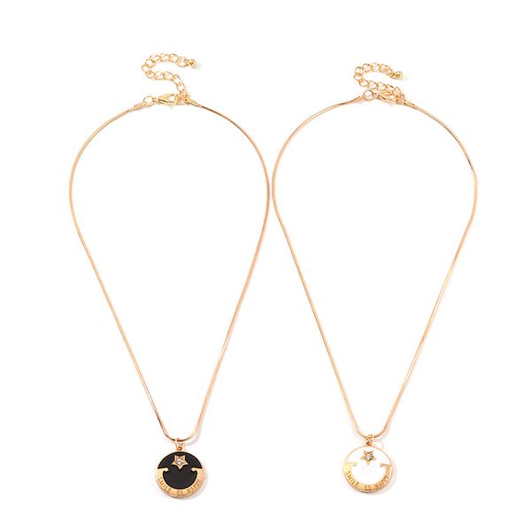 pendant necklaces star dripping oil letters sunshine necklace for women girl jewelry friends chains novel accessories suspension xl10186, Silver
pendant necklaces star dripping oil letters sunshine necklace for women girl jewelry friends chains novel accessories suspension xl10186, Silver