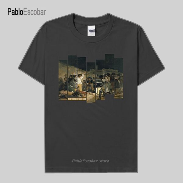world famous painting series t-shirt goya new art painting the thirdof may 1808 short sleeve clothes cotton summer retro fashion
world famous painting series t-shirt goya new art painting the thirdof may 1808 short sleeve clothes cotton summer retro fashion