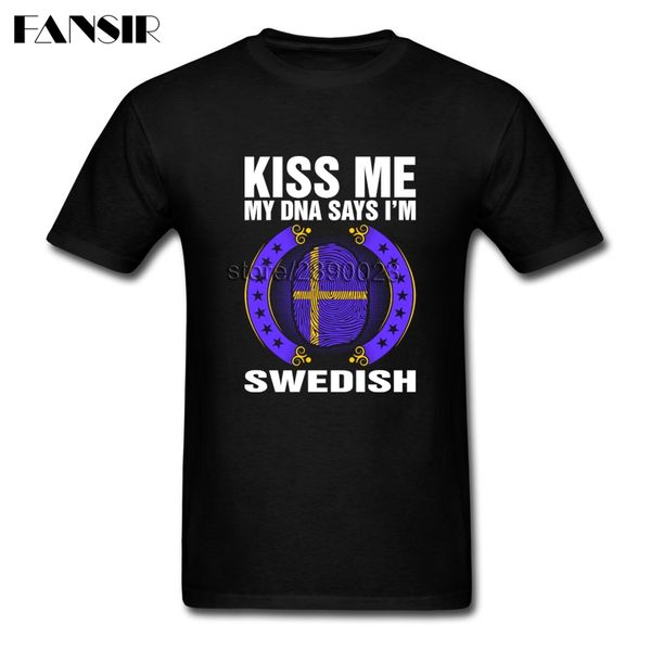 my dna says i'm swedish sweden flag awesome t shirts men cotton short sleeve t-shirt family clothes
my dna says i'm swedish sweden flag awesome t shirts men cotton short sleeve t-shirt family clothes