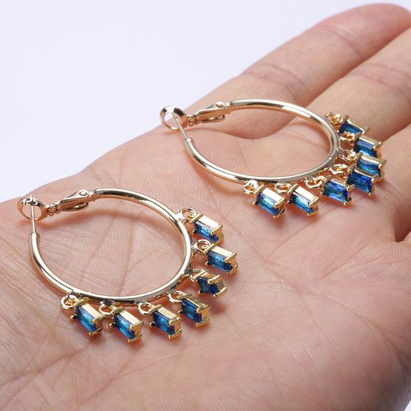 multiple deep blue navy rectangle glass crystal beads pendant charm gold big hoop earring for woman elegant daily jewelry, Golden;silver
multiple deep blue navy rectangle glass crystal beads pendant charm gold big hoop earring for woman elegant daily jewelry, Golden;silver