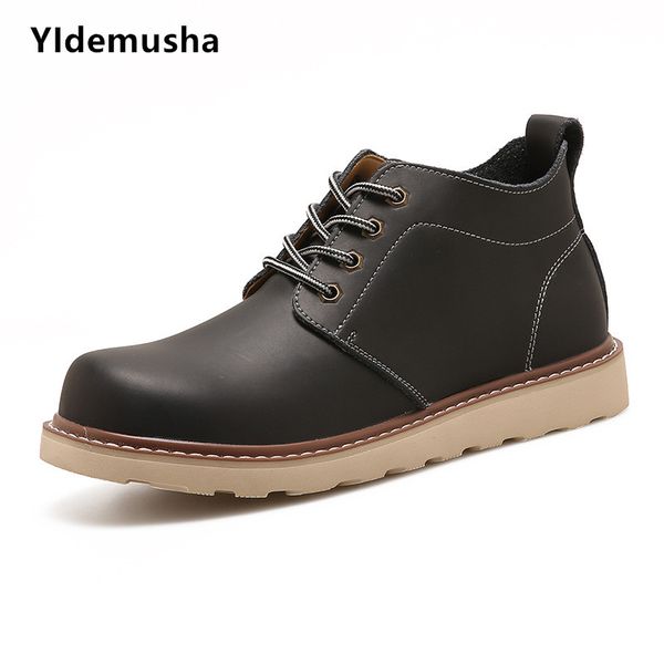 boots 2021 winter men pu outdoor snow ankle male lace up anti-slip walking booties british sneakers zapatos de hombre, Black
boots 2021 winter men pu outdoor snow ankle male lace up anti-slip walking booties british sneakers zapatos de hombre, Black