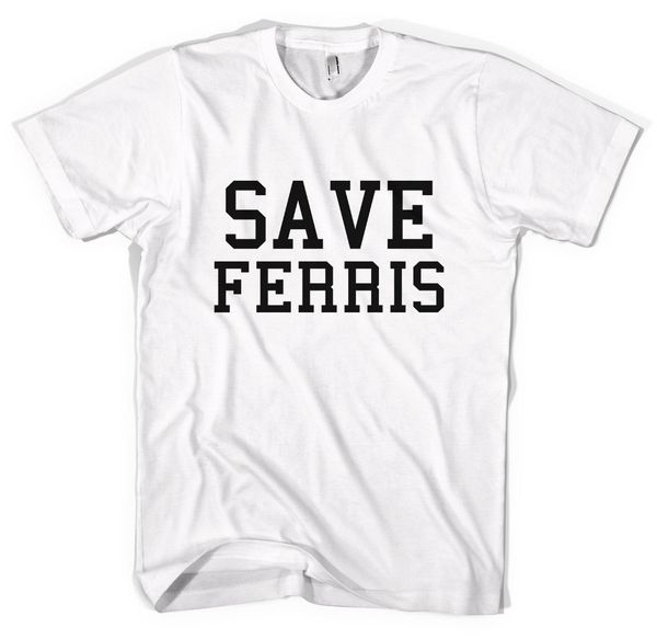 save ferris ferris bueller's day off t shirt all sizes colours
save ferris ferris bueller's day off t shirt all sizes colours