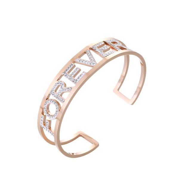 rose gold forever letter bangle stainless steel hollow colorful crystal bangle for women 2020 new jewelry gifts, Black
rose gold forever letter bangle stainless steel hollow colorful crystal bangle for women 2020 new jewelry gifts, Black