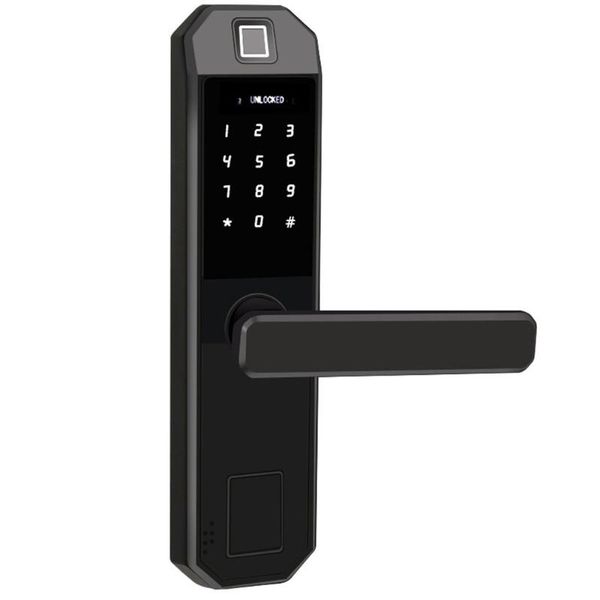 f1 smart indoor wooden door fingerprint lock double tongue intelligent anti-theft low battery alarm voice navigation
f1 smart indoor wooden door fingerprint lock double tongue intelligent anti-theft low battery alarm voice navigation