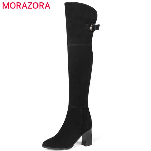 boots morazora 2021 cow suede leather women zip over the knee high heels shoes woman autumn winter, Black
boots morazora 2021 cow suede leather women zip over the knee high heels shoes woman autumn winter, Black