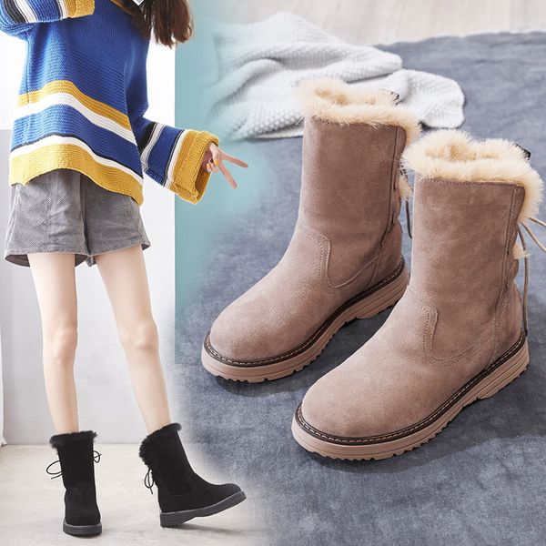 warm shoes women platform boots plush 2020 winter female botas mujer with fur ladies ankle boots cross-tied black
warm shoes women platform boots plush 2020 winter female botas mujer with fur ladies ankle boots cross-tied black