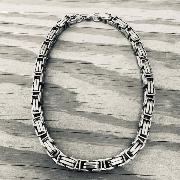byzantine chains silver color stainless steel men's chain necklace heavy huge jewelry chain 24" 12mm/15mm gift
byzantine chains silver color stainless steel men's chain necklace heavy huge jewelry chain 24" 12mm/15mm gift