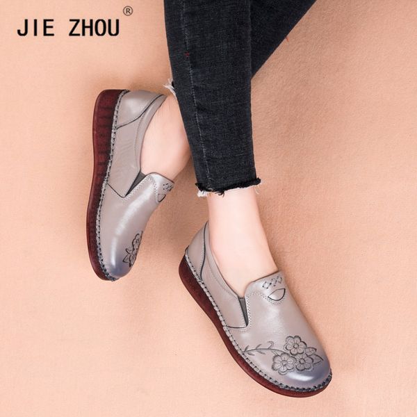platform women flats fashion embroidered handmade shoes woman loafers genuine leather women shoes comfort casual, Black
platform women flats fashion embroidered handmade shoes woman loafers genuine leather women shoes comfort casual, Black