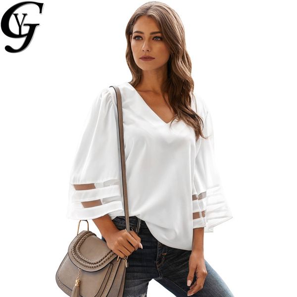 yg patchwork flare sleeve women white shirts 2020 new arrival streetwear women and blouse casual v-neck ladies blusas mujer
yg patchwork flare sleeve women white shirts 2020 new arrival streetwear women and blouse casual v-neck ladies blusas mujer