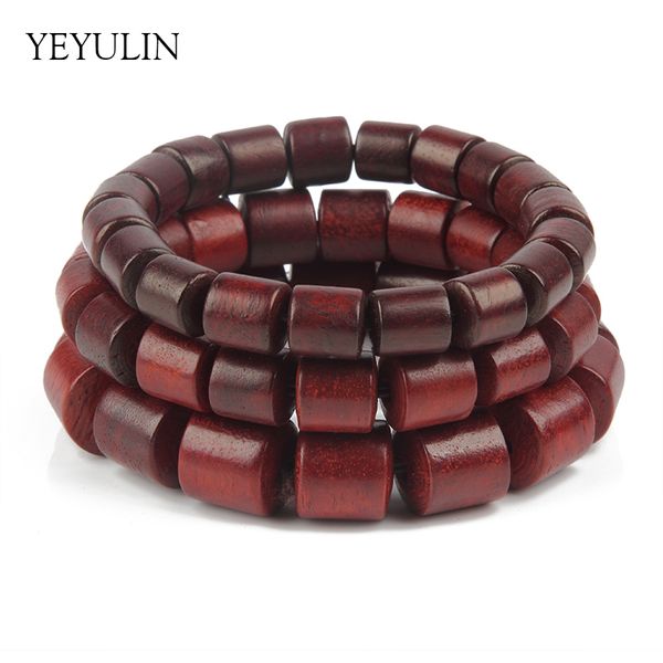 handmade natural red cylinder shap sandalwood beads bracelets for male female buddha prayer jewelry gift, Red;blue
handmade natural red cylinder shap sandalwood beads bracelets for male female buddha prayer jewelry gift, Red;blue