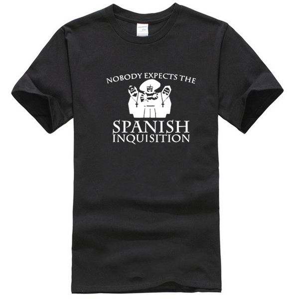 nobody expects the spanish inquisition printed gift t shirt for men male funny present cotton plus size summer tee t-shirt
nobody expects the spanish inquisition printed gift t shirt for men male funny present cotton plus size summer tee t-shirt