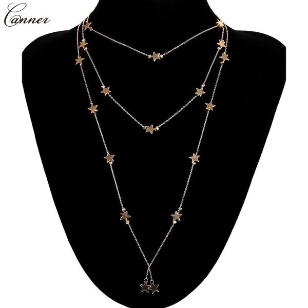 canner boho silver/gold star necklace women multi layered necklace choker collar chains bohemain jewelry collier femme 2020 q40, Golden;silver
canner boho silver/gold star necklace women multi layered necklace choker collar chains bohemain jewelry collier femme 2020 q40, Golden;silver