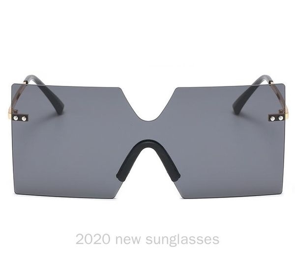 fashion oversized square rimless sunglasses women brand designer flat big sun glasses female one piece men's windproof nx, White;black
fashion oversized square rimless sunglasses women brand designer flat big sun glasses female one piece men's windproof nx, White;black