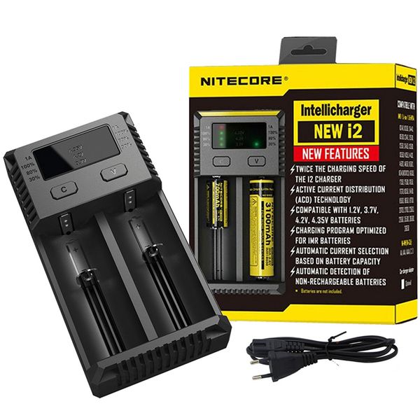 original new nitecore i2 intellicharger universal battery charger for 16340 10440 14500 18650 26650 etc smart charger
original new nitecore i2 intellicharger universal battery charger for 16340 10440 14500 18650 26650 etc smart charger