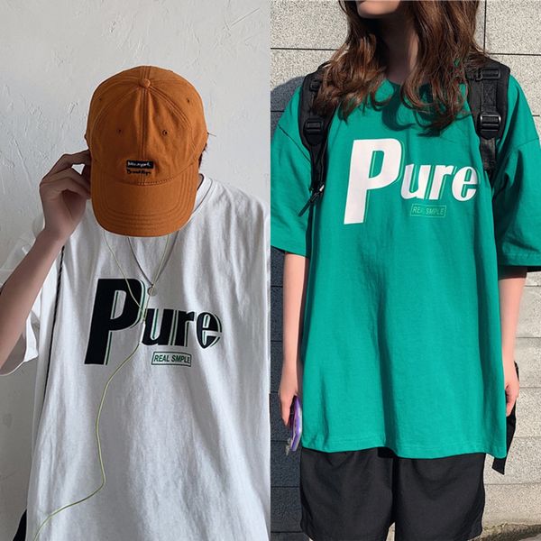 short-sleeved men's 2020 new korean style trendy loose casual half-sleeved t-shirt handsome wear weart-shirt couple outfitall-match tre, Blue
short-sleeved men's 2020 new korean style trendy loose casual half-sleeved t-shirt handsome wear weart-shirt couple outfitall-match tre, Blue