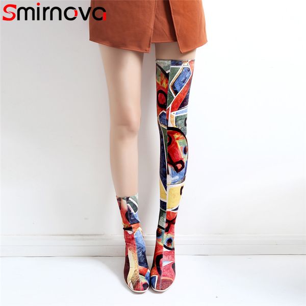 smirnova 2020 fashion autumn winter shoes woman square toe prom over the knee boots women street style ladies boots big size, Black
smirnova 2020 fashion autumn winter shoes woman square toe prom over the knee boots women street style ladies boots big size, Black