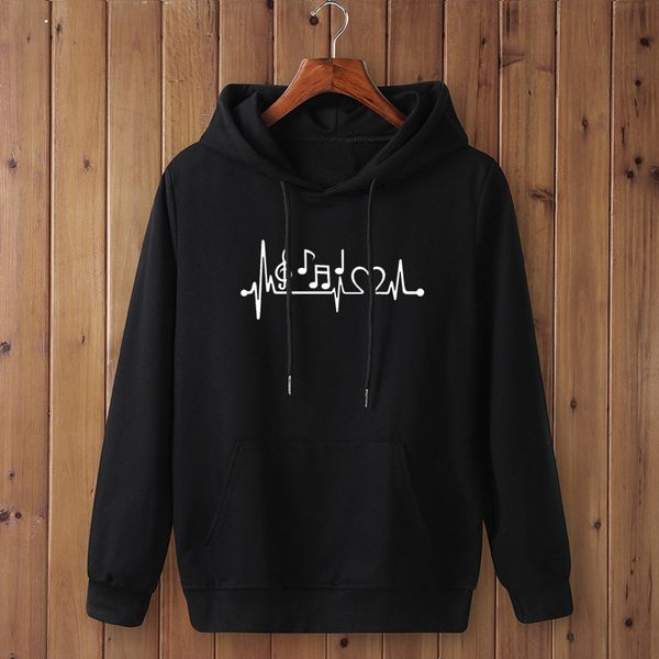 women notes heartbeat printed fashion funny long sleeve hoodies rock and roll hoodie music teacher gift sweatshirt, Black
women notes heartbeat printed fashion funny long sleeve hoodies rock and roll hoodie music teacher gift sweatshirt, Black