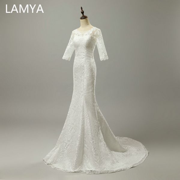 lamya mermaid wedding dresses princess dubai bridal dresses vestido de novia vintage half sleeve off-white plus size, Blue;red
lamya mermaid wedding dresses princess dubai bridal dresses vestido de novia vintage half sleeve off-white plus size, Blue;red