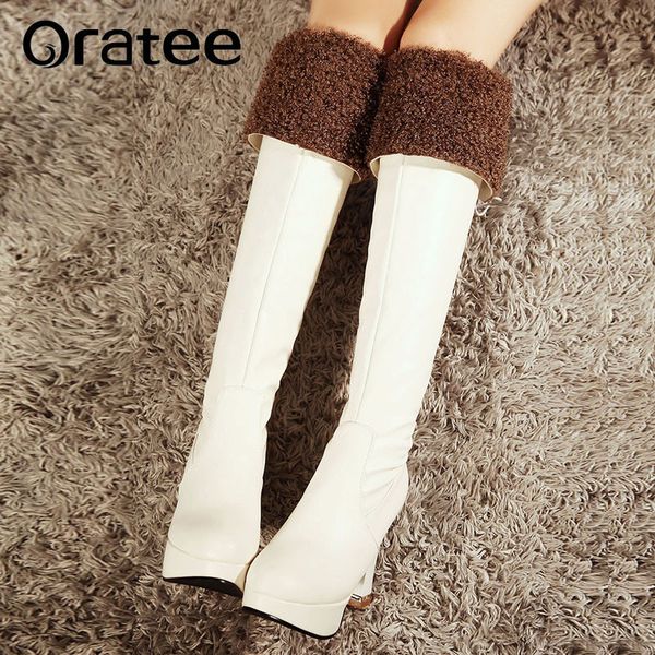women's fashion boots knee high slim boots solid color riding women elegant comfortable plus size shoes, Black
women's fashion boots knee high slim boots solid color riding women elegant comfortable plus size shoes, Black