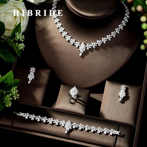 hibride fashion leaf wedding jewelry sets charm cz women accessories necklace earrings 4pc set bridal jewelry set n-240, Silver
hibride fashion leaf wedding jewelry sets charm cz women accessories necklace earrings 4pc set bridal jewelry set n-240, Silver