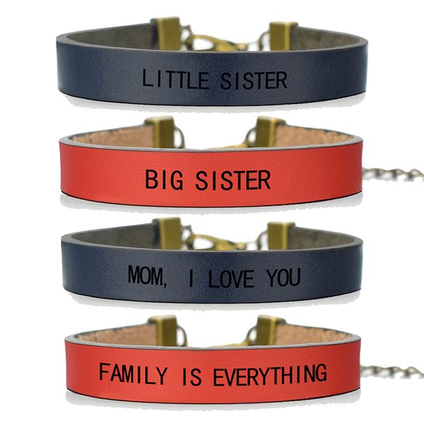 tennis big sister little bracelet bangle women girls fashion wrap leather mother daughter charm family gifts, Golden;silver
tennis big sister little bracelet bangle women girls fashion wrap leather mother daughter charm family gifts, Golden;silver