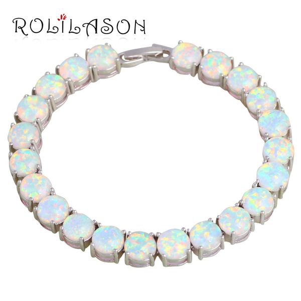 rolilason brand design anniversary white fire opal silver stamped charm bracelets for women precious fashion jewelry ob064, Golden;silver
rolilason brand design anniversary white fire opal silver stamped charm bracelets for women precious fashion jewelry ob064, Golden;silver
