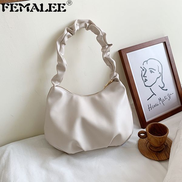 luxury handbags brand personality solid color bag new woman large shoulder bag simple ruched frilled strap baguette 2020 new
luxury handbags brand personality solid color bag new woman large shoulder bag simple ruched frilled strap baguette 2020 new