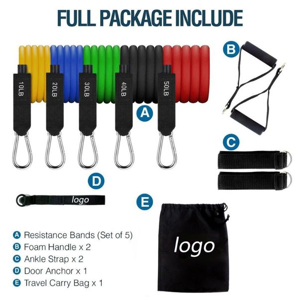 resistance bands 11pcs exercise set yoga pilates fitness pull rope latex strength gym equipment abs tube workout
resistance bands 11pcs exercise set yoga pilates fitness pull rope latex strength gym equipment abs tube workout