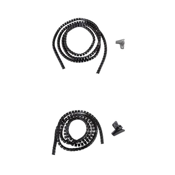 1.5m pe dia 10mm +15mm flexible spiral tube cable wire wrap computer manage cord with clip cord hiding cable sleeves
1.5m pe dia 10mm +15mm flexible spiral tube cable wire wrap computer manage cord with clip cord hiding cable sleeves