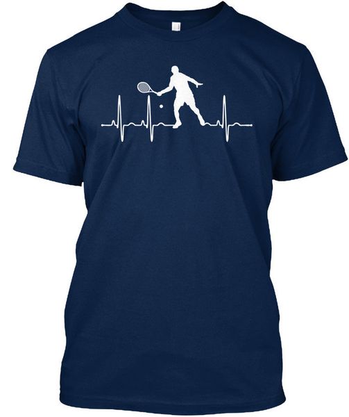2020 t shirt men brand clothing tenniss heartbeat. standard t-shirt (s-5xl) tee shirt