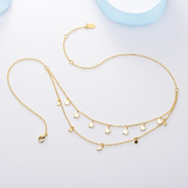 925 sterling silver jewelry delicate moon stars multi layered necklaces for women girls christmas gifts 10pcs lot wholesale
925 sterling silver jewelry delicate moon stars multi layered necklaces for women girls christmas gifts 10pcs lot wholesale