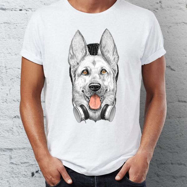 men's t shirt with german shepherd drawing summer classic artsy dog tee
men's t shirt with german shepherd drawing summer classic artsy dog tee