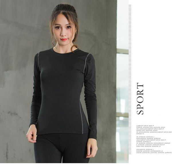 women long sleeve t-shirts yoga gym sports compression tights sportswear fitness quick dry running body shaper tee shirts, White;red
women long sleeve t-shirts yoga gym sports compression tights sportswear fitness quick dry running body shaper tee shirts, White;red
