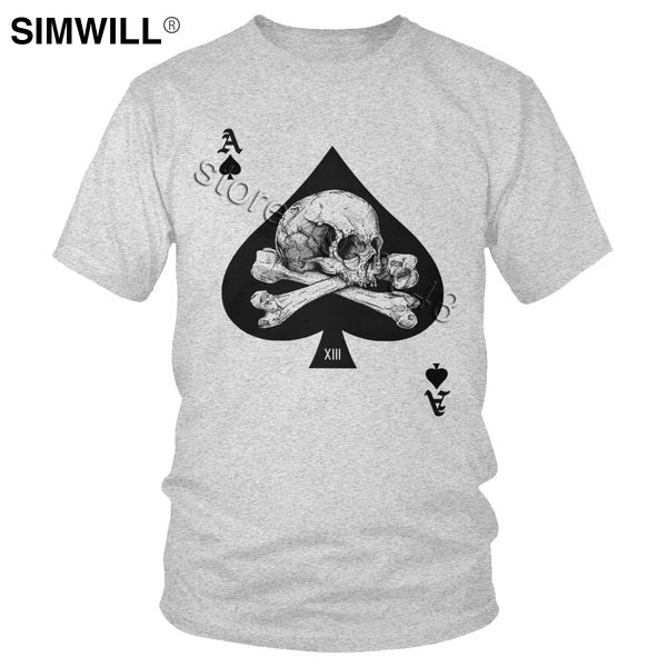 ace of spades t shirt мода графический хлопок tshirt мужские короткие рукава экипаж шеи череп tee tops плюс размер одежды
ace of spades t shirt мода графический хлопок tshirt мужские короткие рукава экипаж шеи череп tee tops плюс размер одежды