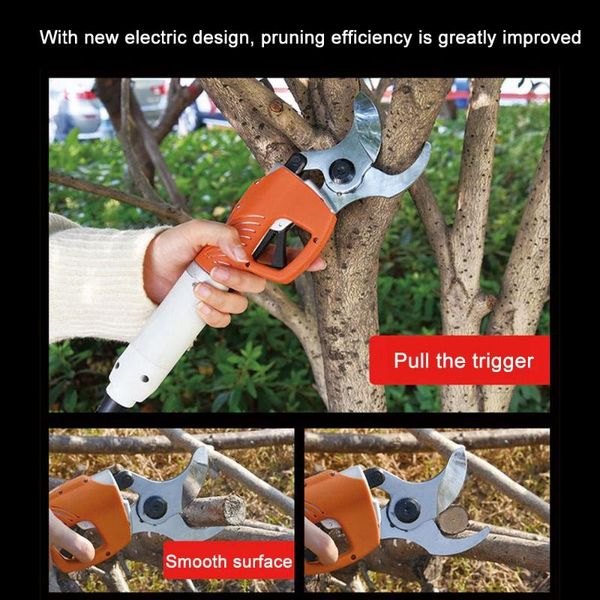electric shears pruner 2-scissors 30-45mm branches electric fruit branch trimmer pruner fruit tree pruning garden pruning tool
electric shears pruner 2-scissors 30-45mm branches electric fruit branch trimmer pruner fruit tree pruning garden pruning tool