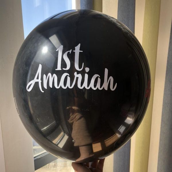 party decoration (1pc rose gold white red custom sticker+1pc 18" black latex balloon) wedding baby shower birthday decor diy name year
party decoration (1pc rose gold white red custom sticker+1pc 18" black latex balloon) wedding baby shower birthday decor diy name year
