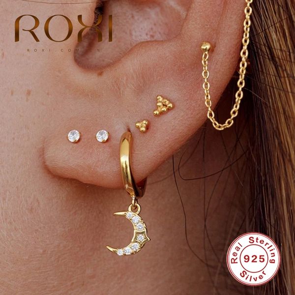 other roxi zircon crystal drop moon dangle earrings for women luxury wedding jewelry earings 925 sterling silver orecchini brincos, Golden;silver
other roxi zircon crystal drop moon dangle earrings for women luxury wedding jewelry earings 925 sterling silver orecchini brincos, Golden;silver