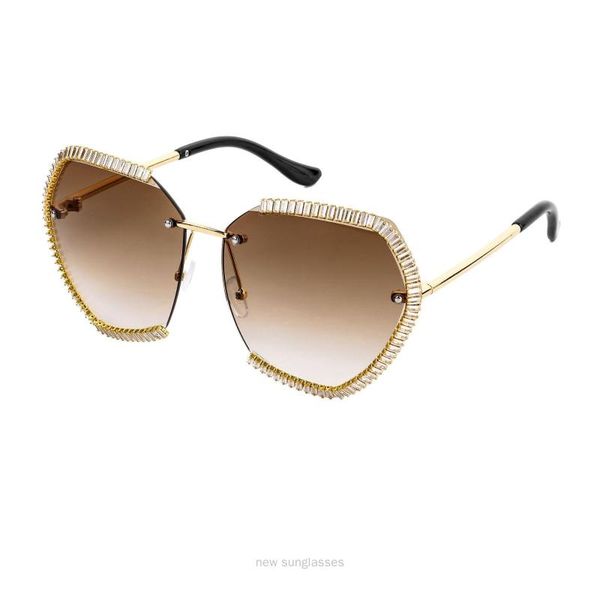 diamond sunglasses new fashion frameless brown goggle vintage sun glasses for women mincl brand designer women nx, White;black
diamond sunglasses new fashion frameless brown goggle vintage sun glasses for women mincl brand designer women nx, White;black