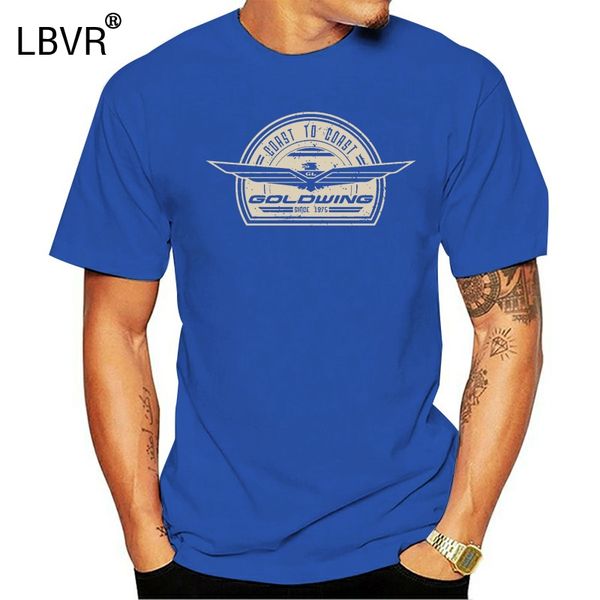 feeling unique goldwing-retro mens tee short sleeve funny t shirt black