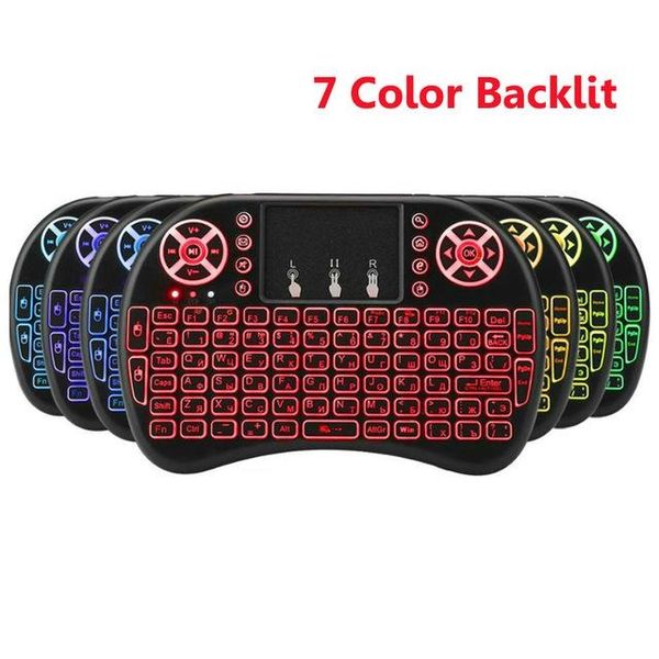 keyboards i8 keyboard backlit 7 colors english russian spanish 2.4ghz wireless keyboard air mouse touchpad for android 9.0 tv box t9
keyboards i8 keyboard backlit 7 colors english russian spanish 2.4ghz wireless keyboard air mouse touchpad for android 9.0 tv box t9