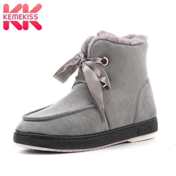 kemekiss size 37-44 women snow boots warm fur flats winter shoes woman lace up plush ankle boot casual daily lady footwear, Black
kemekiss size 37-44 women snow boots warm fur flats winter shoes woman lace up plush ankle boot casual daily lady footwear, Black