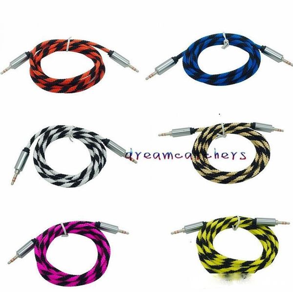 1m 3ft aluminium braided 3.5mm stereo auxiliary audio cable car extension aux cord jack male to male for iphone samsung mp3 speaker computer
1m 3ft aluminium braided 3.5mm stereo auxiliary audio cable car extension aux cord jack male to male for iphone samsung mp3 speaker computer