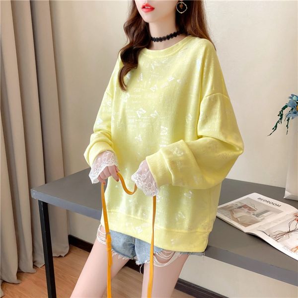 cotton autumn style shiny lace stitching thin coat sweaterlace sweatersweater women's online red korean style loose coat fashion diuuz, Black
cotton autumn style shiny lace stitching thin coat sweaterlace sweatersweater women's online red korean style loose coat fashion diuuz, Black