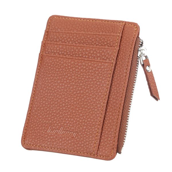 new mini women card holder cute candy color credit id card holders zipper wallet case change small coin purse, Brown;gray
new mini women card holder cute candy color credit id card holders zipper wallet case change small coin purse, Brown;gray