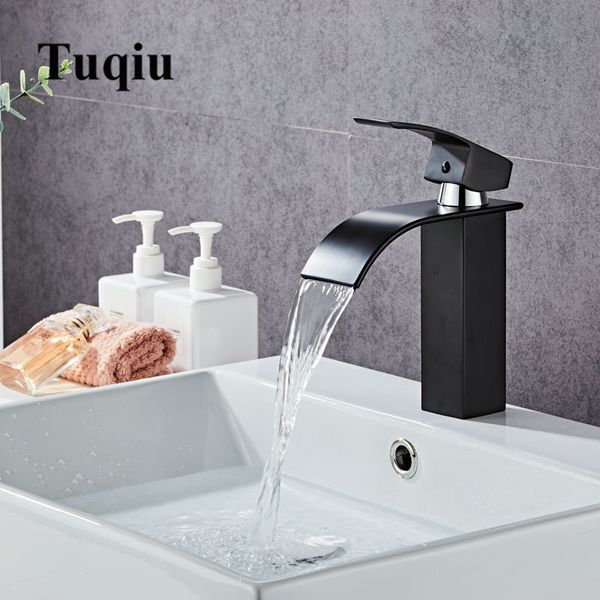 black bathroom faucet solid brass bathroom basin faucet cold and waterfall mixer sink tap single handle deck mounted tap
black bathroom faucet solid brass bathroom basin faucet cold and waterfall mixer sink tap single handle deck mounted tap