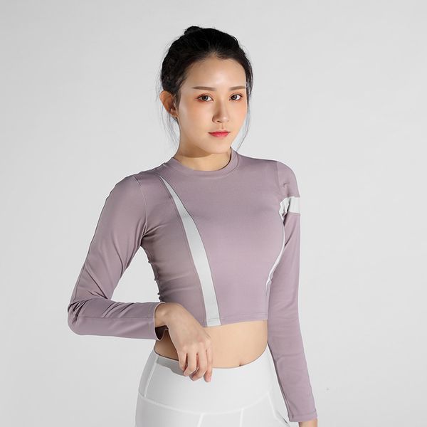 women gym yoga crop yoga shirts long sleeve workout fitness running solid sport t-shirts training sportswear sexy, White;red
women gym yoga crop yoga shirts long sleeve workout fitness running solid sport t-shirts training sportswear sexy, White;red