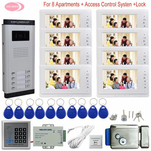 video door phones 7inch outdoor waterproof doorbell for apartments intercom home access control electronic lock
video door phones 7inch outdoor waterproof doorbell for apartments intercom home access control electronic lock