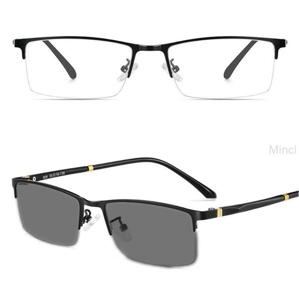 sunglasses fashion high-end men's business sun pochromic metal half frame brand designer reading glasses uv400 fml, White;black
sunglasses fashion high-end men's business sun pochromic metal half frame brand designer reading glasses uv400 fml, White;black
